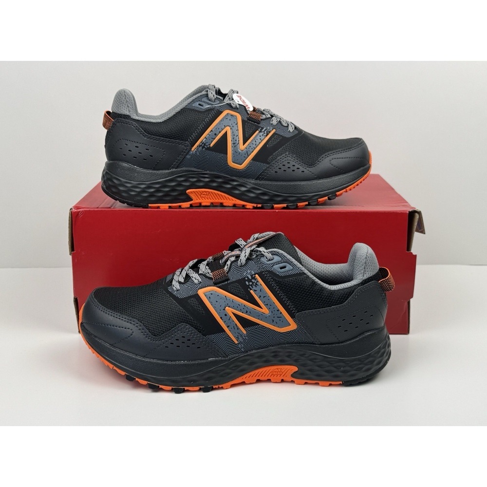 New Balance 410v8 Trail Running Shoes Sz 8.5 4E Wide Black/Red MT410LO8